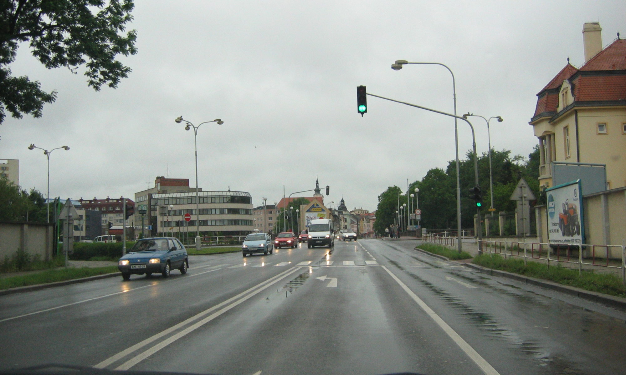 Výcviková trasa v Kroměříži